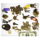 Blank Keys, Barrel Lock, Cylinders, Keys