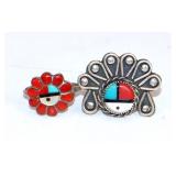 2 Native American Style Rings