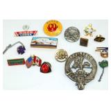 Misc Vintage Pins - Nixon, AA, Reviresco