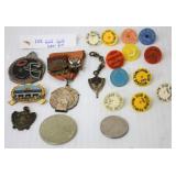 Sports Pins Ball Markers Curling Bowling Gold