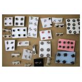Large Lot of 925 Sterling Post Earrings