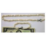 Freshwater Pearl Necklace & Matching Bracelet