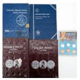 US Penny Collection - 4 Books & Mint Mark