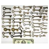 Large Lot of Skeleton & No Name Keys
