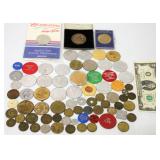 Coins, Tokens, Adv, Disney, Tourism