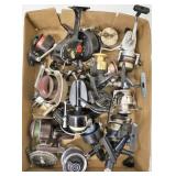 Box of Assorted Fishing Reels
