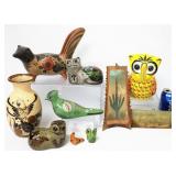 Mexico Pottery Signed Art Pieces