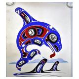 Signed Original Serigraph Tlingit Art