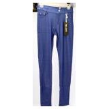 23 Pairs Denim Blue Jeggings Sz Sm New