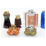 5 Vintage Table Top Lighters