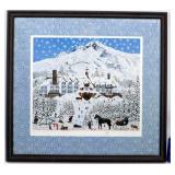 Timberline Lodge in Winter by Jennifer Miller