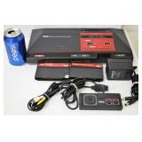 Sega Master System Console Works Cords & Games