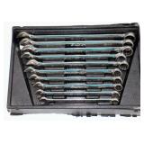 Snap On 10 Pc Metric Combination Wrench Set