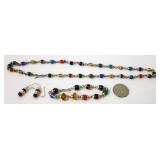 Vintage 925 & Multi-Gemstone Taxco Jewelry Set