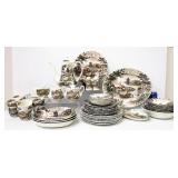 Yorkshire Multicolor Staffordshire Ironstone Set