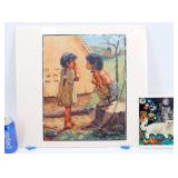 Children by Teepee Art Print by S Somerville