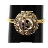 Vintage Daughters of Rebekah 10KGF Ring