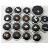 18 Holders Gemstones, Topaz, Robies, Zirconia