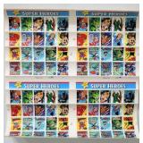 Uncut Press Sheet 2005 Super Heros Stamp Sheets