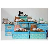 9 Pairs Sandals Sz 6 & 6.5 New in Boxes