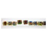 7 Marvel Superhero Flicker Gumball Rings