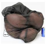 Mesh Bag of Wilson NFL Super Grip Footballs