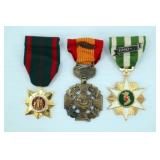 3 Vietnam War Metals Dan-Vy, Boi-Tinh,