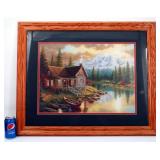 Lake View by Judith Gibson Signed Print Framed