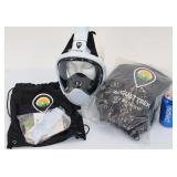 2 AugustTrek Full Face Snorkel Mask Foldable