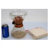 Mid-Century Chemex Coffee w Pyrex Glass