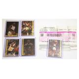 4 Autographed Blazer NBA Cards w Porter, Duckworth