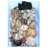 Larger Collectible Rocks - Carborundum, Agate