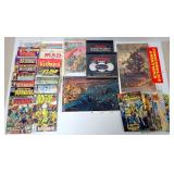 Comics Lot w Signed Print & Star Trek