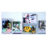 5 Oregon Ducks Football Autographed Cards