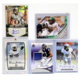 5 Oregon Ducks Football Autographed Cards