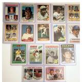 16 Vintage Baseball Card Lot