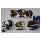 6 Fishing Reels - Mitchell, S Bend, Imperial