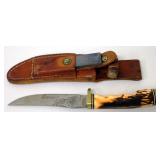 Schrade Hunting Knife 153UH w Scabbard