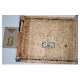 Yellowstone - 1931 Jo Mora Map & 1930 Union RR