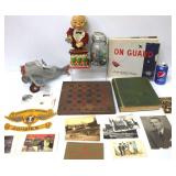 Misc Smalls Lot - Toys, Photos, Navy