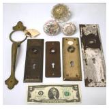 Antique Door Hardware - Glass & Porcelain Knobs