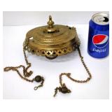 Antique Pull Down Kerosene Lamp