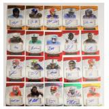 2021 Autographed Sage Aspire Football Draft Picks