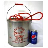 Vintage Aluminum Long-Life Minnow Bucket
