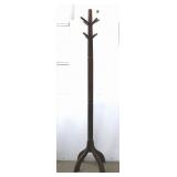 Wood Coat Hanger Hat Rack 6ft Tall