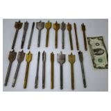 Spade Drill Bits Lot 5/16 - 1-1/4"