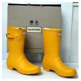 New Hunter Rain Boots Yellow Short Women