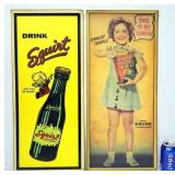 Advertising Posters - Squirt & Shirley Temple w