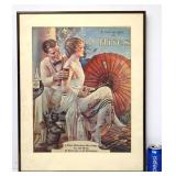 Framed Vintage Hires Root Beer Advertising