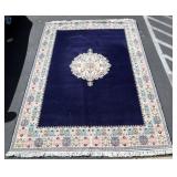 Beautiful Dark Blue Persian Rug 8 x 12